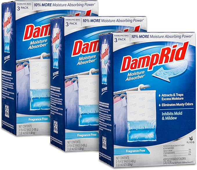 Damp Rid Hanging Bag Moisture Absorbers by Ilios