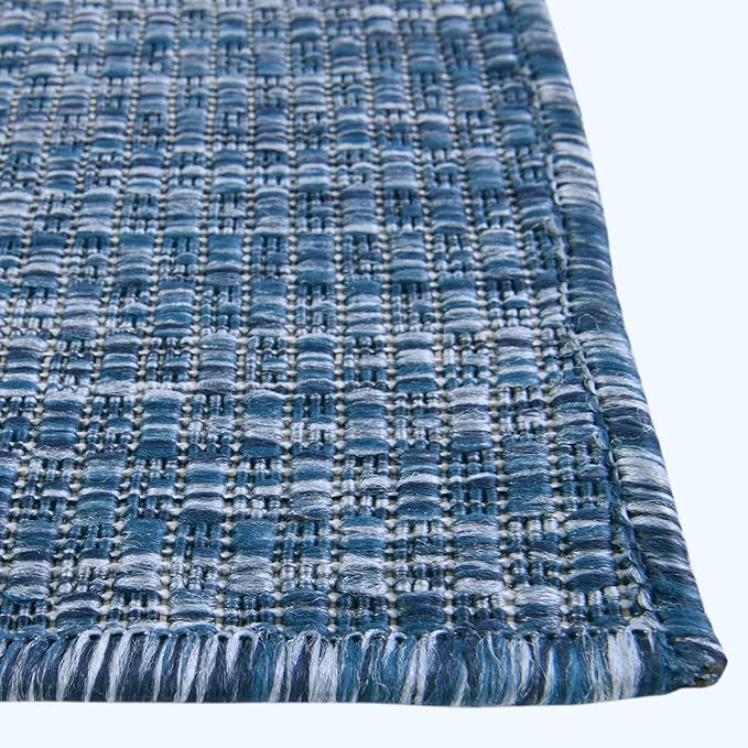 Unique Loom Collection Casual Transitional Solid Heathered Indoor/Outdoor - Image 10