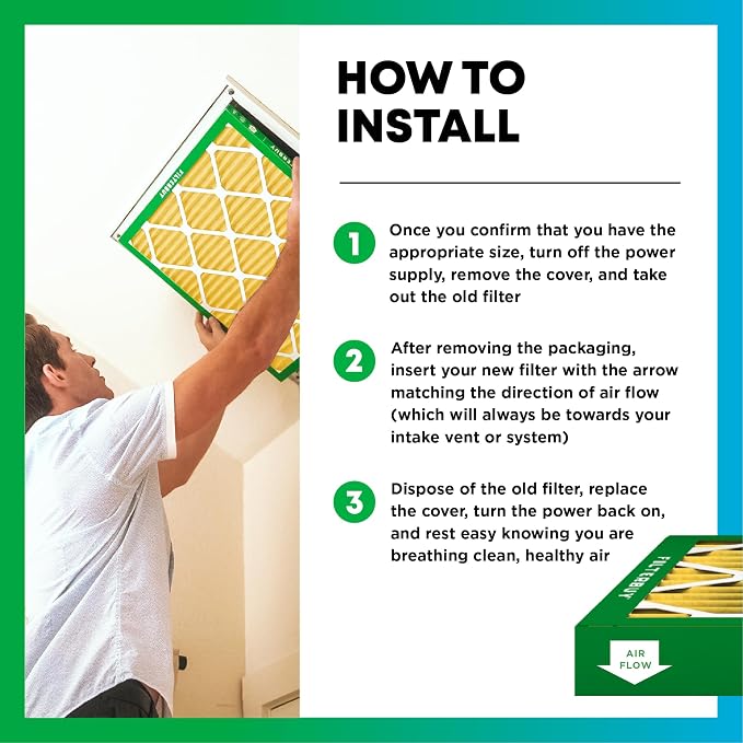 Filterbuy 24x24x2 Air Filter MERV 11 Superior Pet & Allergy Defense, - Image 5