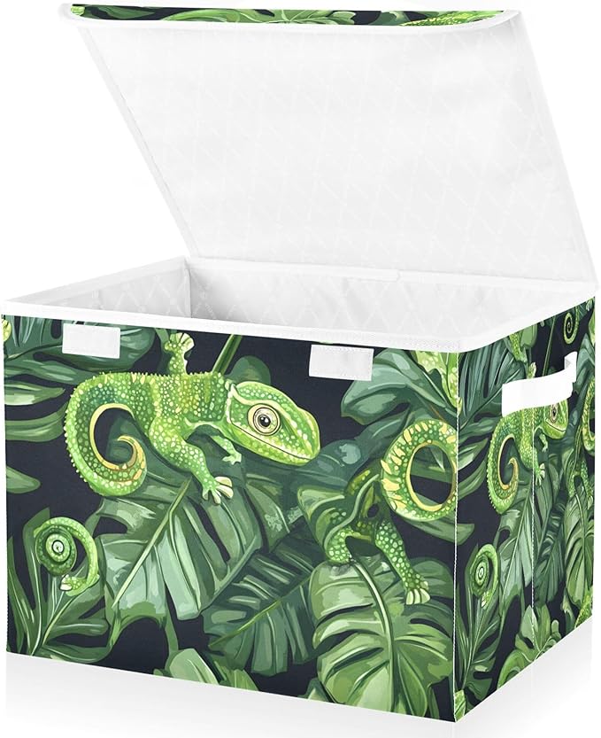 xigua Green Chameleons Storage Bins - Image 2