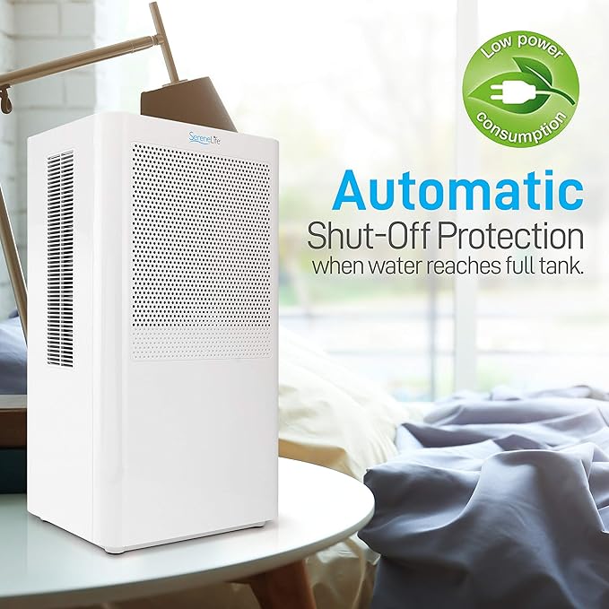 SereneLife Portable Electric Home Mini Dehumidifier - Image 2