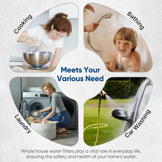 PUREPLUS 5 Micron 20" x 2.5" Whole House CTO Carbon Sediment Water Filter - Image 8
