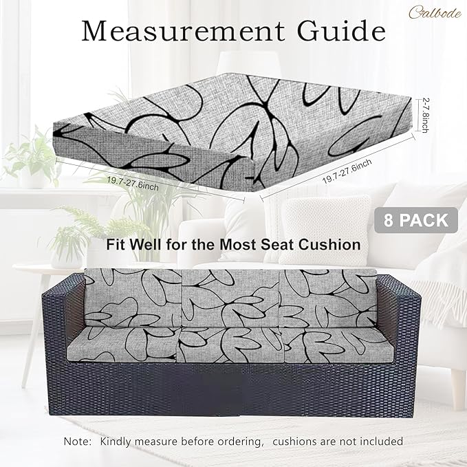 8PCS Waterproof Patio Sofa Covers - Image 2
