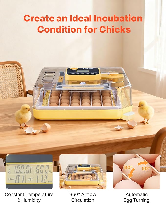 VEVOR 48 Egg Incubator, Automatic Egg Turner - Image 2