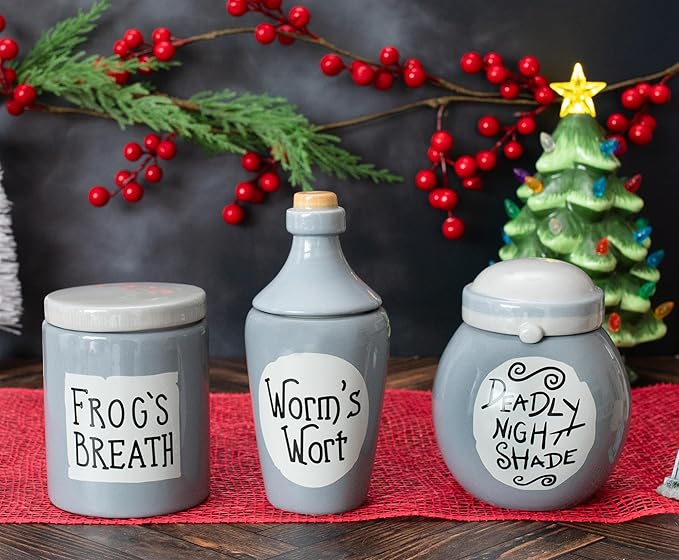 Silver Buffalo Disney The Nightmare Before Christmas Sally's Mini Storage Jars - Image 4