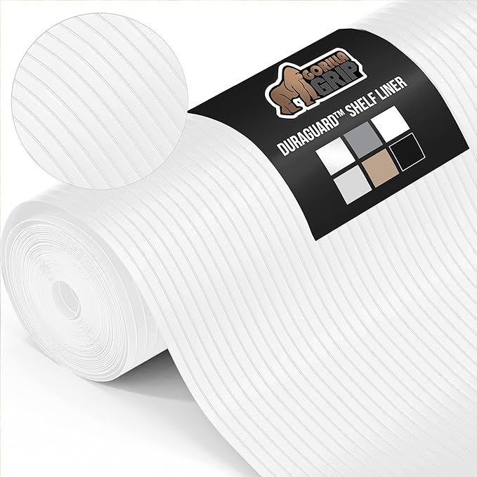 GORILLA GRIP DuraGuard Shelf Liner, 17.5x20 Non-Adhesive Cabinet Liners by GorillaGrip