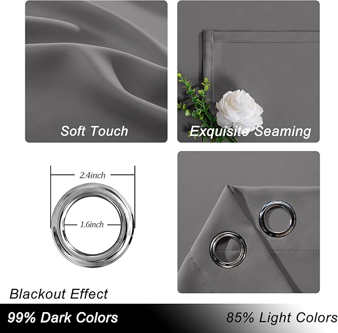 Hiasan Sliding Glass Door Blackout Curtains - Image 2