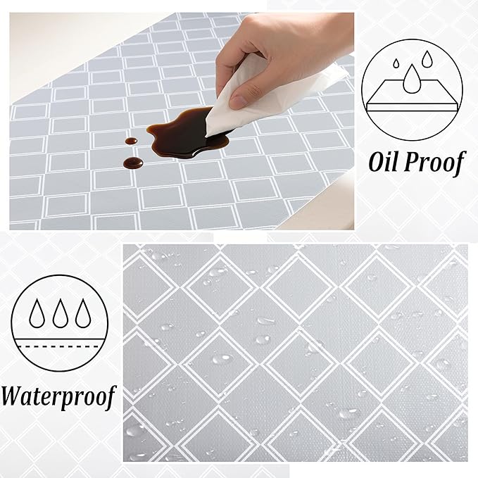 Shelf Liners for Kitchen Cabinets Non-Adhesive 12 Inch X 20 Ft Cabinet Liners - Image 5