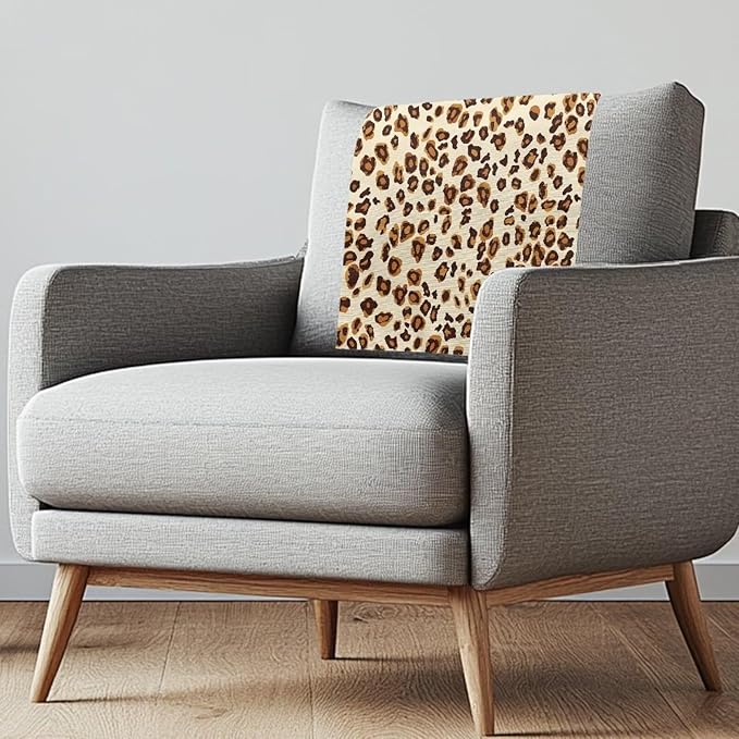 Leopard Couch Headrest Covers Non-Slip Sofa Slipcover by Unknown