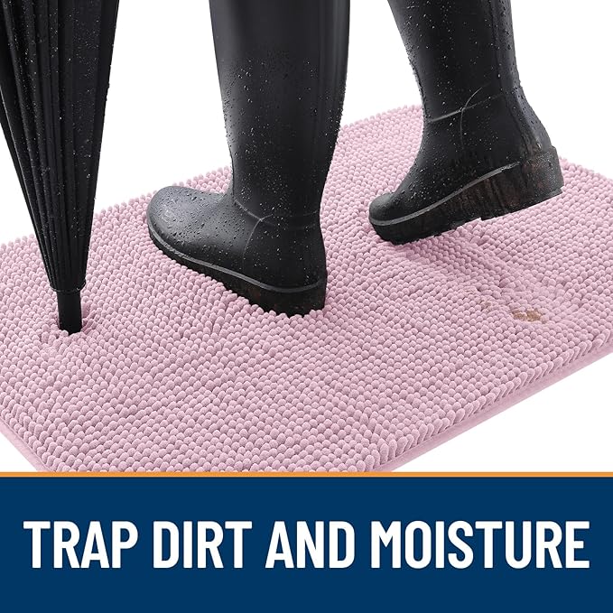 OLANLY Dog Door Mat for Muddy Paws 59x32, Absorbs Moisture and Dirt, Absorbent - Image 2