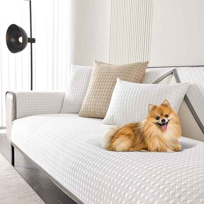 OTOB Cooling Dog Couch Cover Ice Silk Fiber, Washable & Non Slip Sofa Protector by OTOB