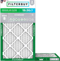 Filterbuy 18x36x1 Air Filter MERV 8 Essential Dust & Allergy Defense, by Filterbuy