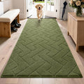 PURRUGS Dirt Trapping Door Mat 32" x 70", Non-Slip Machine Washable Entry Rug by PURRUGS
