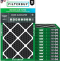 Filterbuy 20x30x1 Air Filter MERV 10 Odor & Allergy Defense by Filterbuy