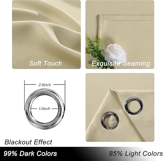 Hiasan Sliding Glass Door Blackout Curtains - Image 2