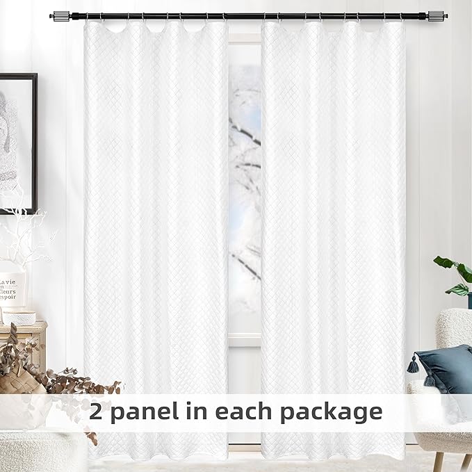 DriftAway Soundproof Thermal Insulated Quilted Curtain Liners - Image 6