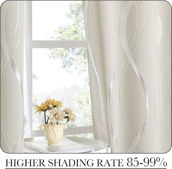 NICETOWN Blackout Short Curtains Panels - Image 4
