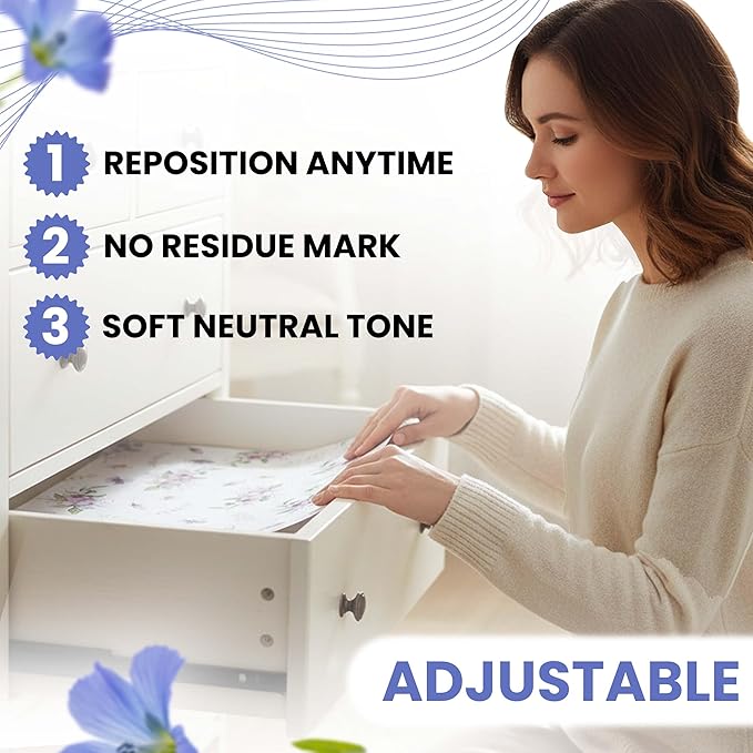 8X Linen Scented Drawer Liners for Dresser - Image 3