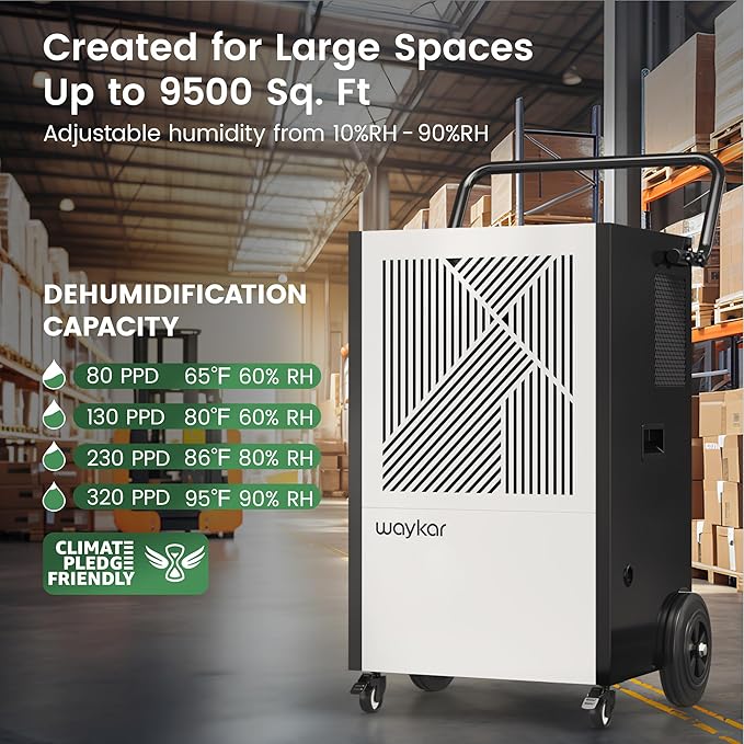 Waykar 155 Pints Commercial Dehumidifier - Image 2