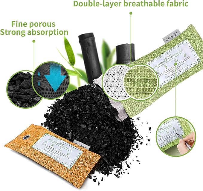 CLEVAST Activated Bamboo Charcoal Odor Absorber - Image 7