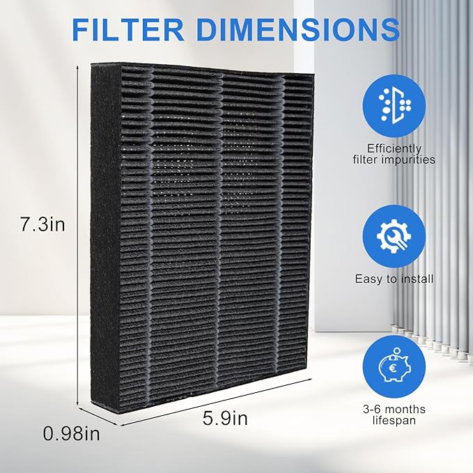 4-Pack Replacement Humidifier Filters Compatible - Image 2