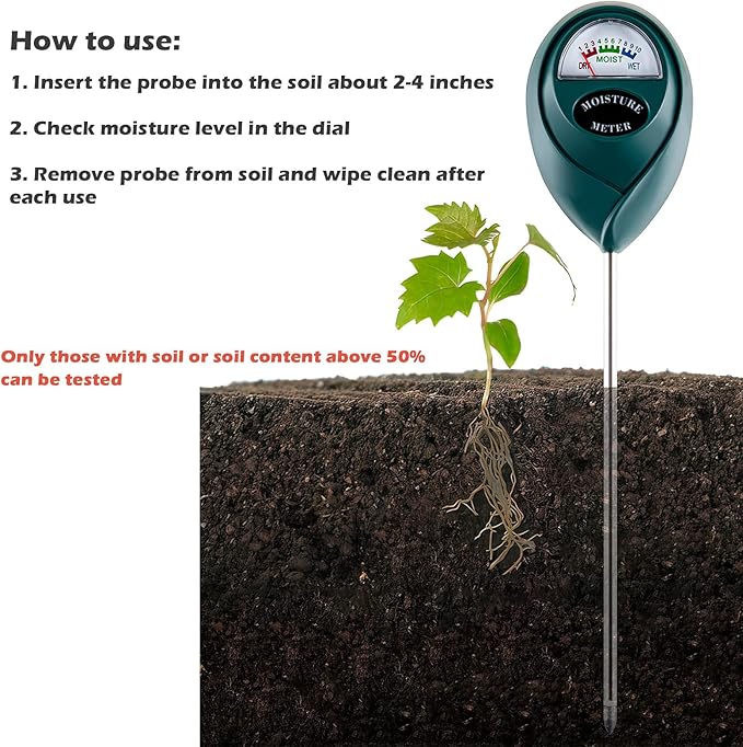 Tennedriv Green Long Probe Soil Moisture Meter - Image 3