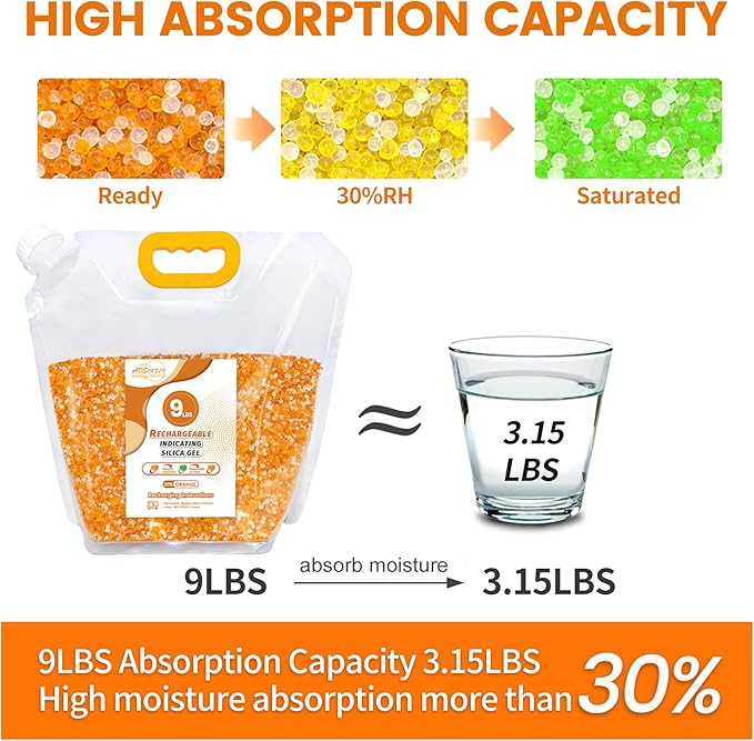 Silica Gel Desiccant Beads – Reusable Desiccant Bulk 3mm Beads - Image 3