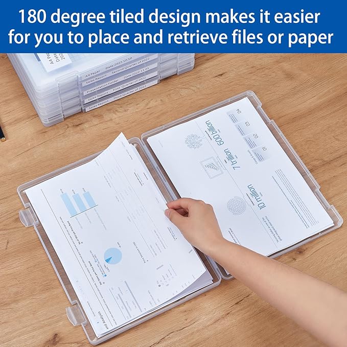 A4 Paper Storage Box, 8.5 x 11 Project Case - Image 4