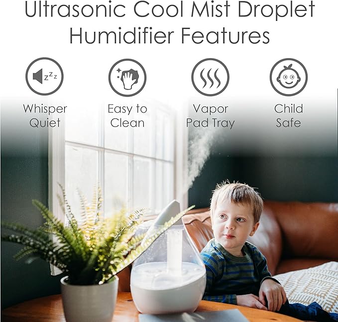 Crane Ultrasonic Teardrop Humidifier - Image 2