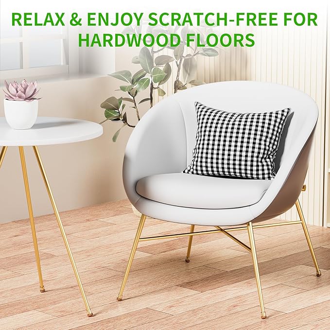 8 Pcs Extra Small Chair Leg Floor Protectors - Image 3