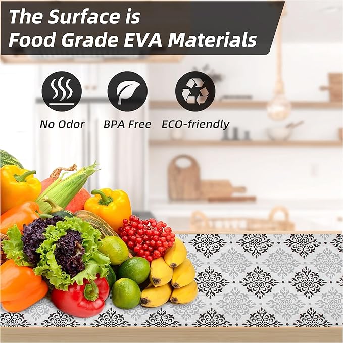 12" W x 120" L Floral Drawer and Shelf Liner - Image 7