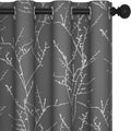 Deconovo Blackout Curtains 84 Inches Long, Light Gray Drapes by Deconovo