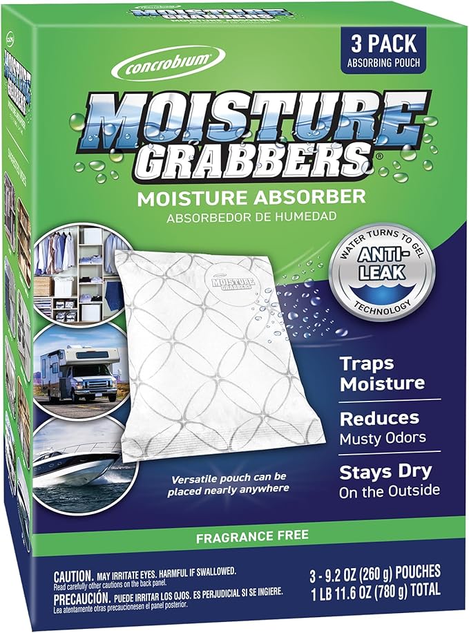 Concrobium 7453276 Moisture Grabbers Humidity Absorbing Pouch, 27.6 oz by Rust-Oleum