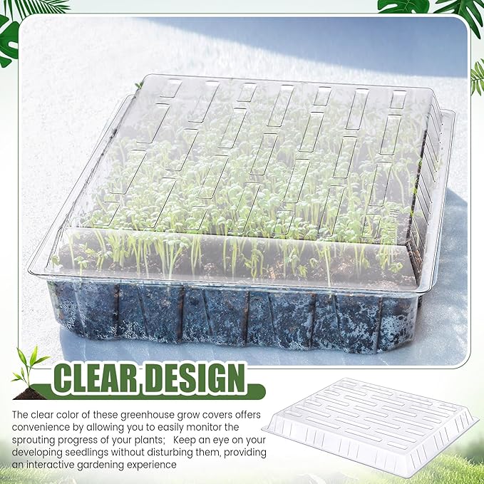 20 Pack Clear Plastic Humidity Domes - Image 5