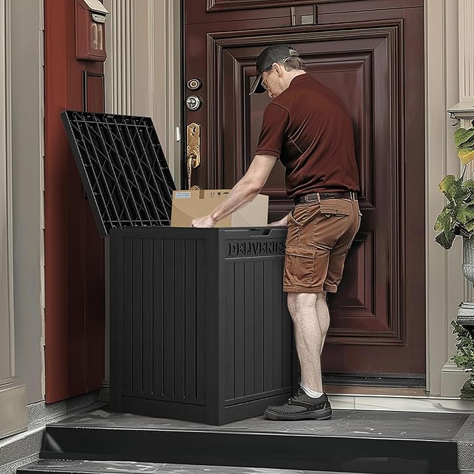 YITAHOME Resin Package Delivery Box 51 Gallon, Secure Lockable Resin Package - Image 4