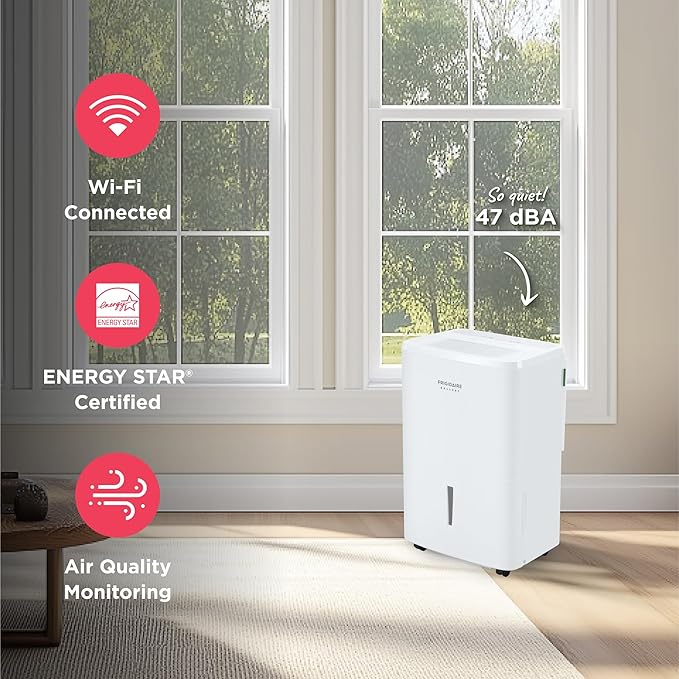 Frigidaire Gallery 2-in-1 50-Pint Portable Dehumidifier - Image 4