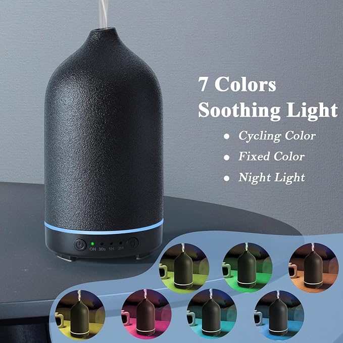Diffuserlove Ceramic Essential Oil Diffuser Aromatherapy Diffusers - Image 4