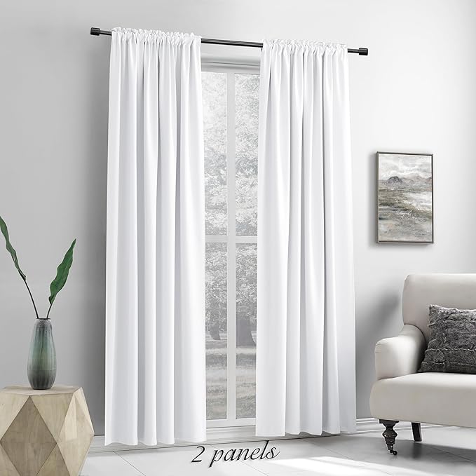 DONREN Extra Wide 60 Inches Wide Room Divider Curtains - Image 5