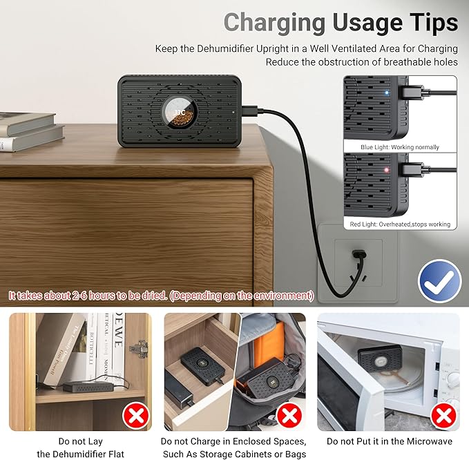 Rechargeable Desiccant Dehumidifier - Image 3