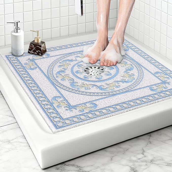 Square Shower Mat Non Slip: 32x32 Inch Extra Large Shower Mats - Image 8