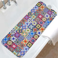 Boho Bathtub Mat Non Slip, Vintage Bath Tub Mat Baby Bath Mats by Unknown