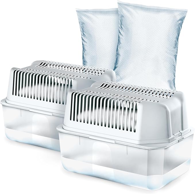 HUMYDRY Moisture Absorber Dehumidifier Device, Magnum Pack of 2 Devices of 35.3 by Humydrymoistureabsorbers