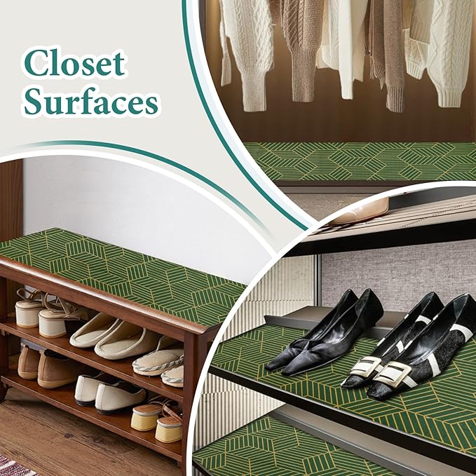 Shelf Liners for Kitchen Cabinets 12in x 20FT, Non Adhesive Cabinet Liner - Image 7