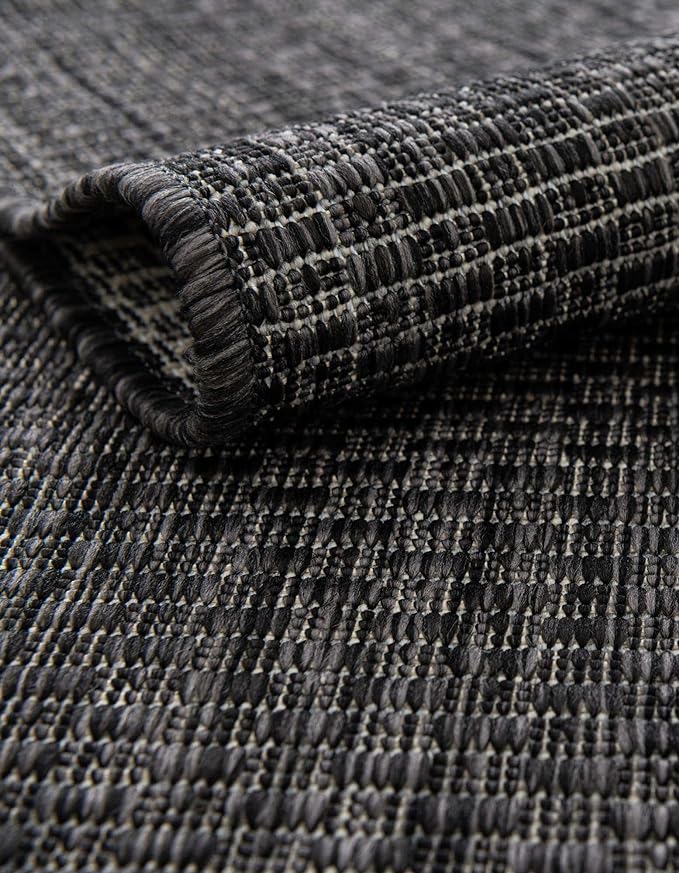 Unique Loom Outdoor Solid Collection Area Rug - Image 6