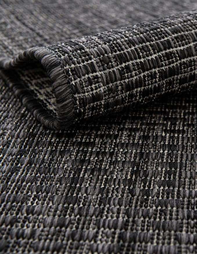 Unique Loom Outdoor Solid Collection Area Rug - Image 6