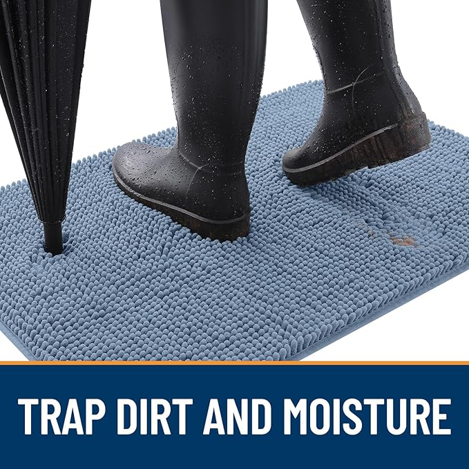 OLANLY Dog Door Mat for Muddy Paws 44x24, Absorbs Moisture and Dirt, Absorbent - Image 2