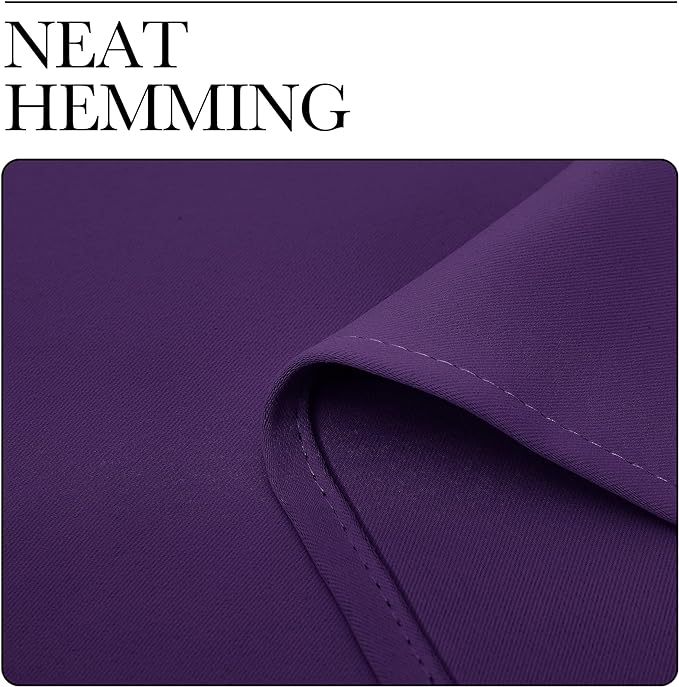 NICETOWN Purple Blackout Curtains 78 inches Long, Niose Reducing and Thermal - Image 8