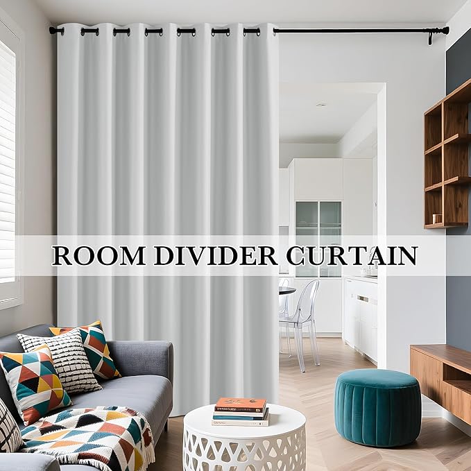RYB HOME 100% Blackout Doorway Curtains, Closet Curtain - Image 9