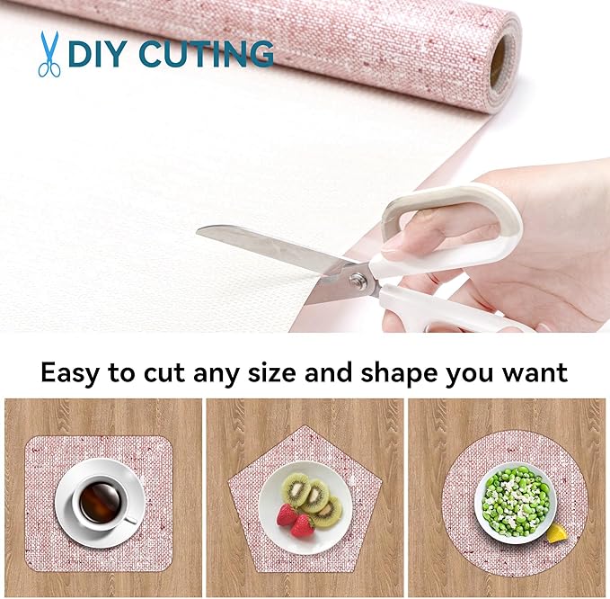 18 x 96 Inch Shelf Liner for Kitchen Cabinets Non Adhesive Kitchen Drawer Liner - Image 4