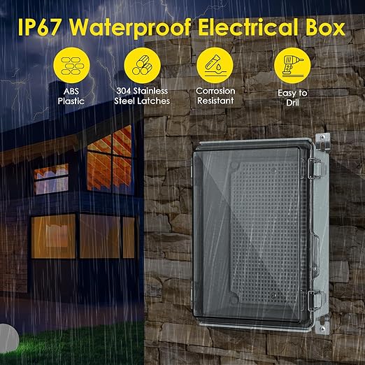 Waterproof Electrical Junction Box, IP67 ABS Plastic Junction Box Enclosure - Image 2